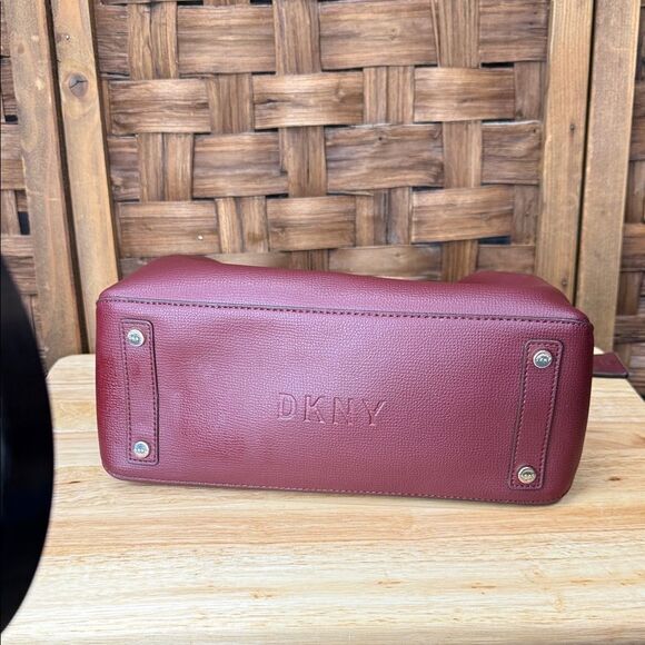 DKNY Rich Burgundy Satchel - Picture 4 of 7